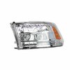 Renegade Fullled High/Low Beam Sequentail Head Light - Chrome/Clear CHRNG0675-C-SQ